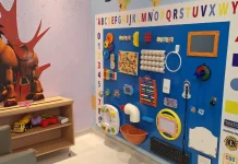 Hospital Maice inaugura painel sensorial para crianças em Caçador Hospital Maice inaugura painel sensorial para crianças em Caçador