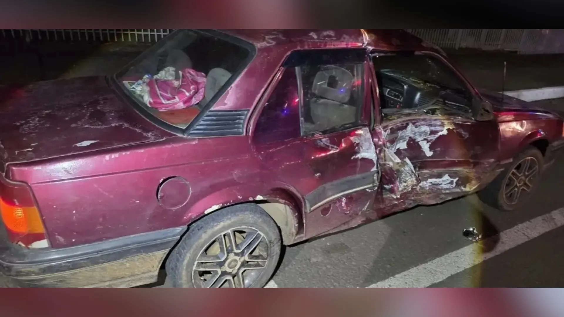 Motorista sem CNH corta frente de moto em Caçador