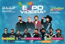 Confira os horários dos shows e atrações da Expo Videira 2026 Confira os horários dos shows e atrações da Expo Videira 2026