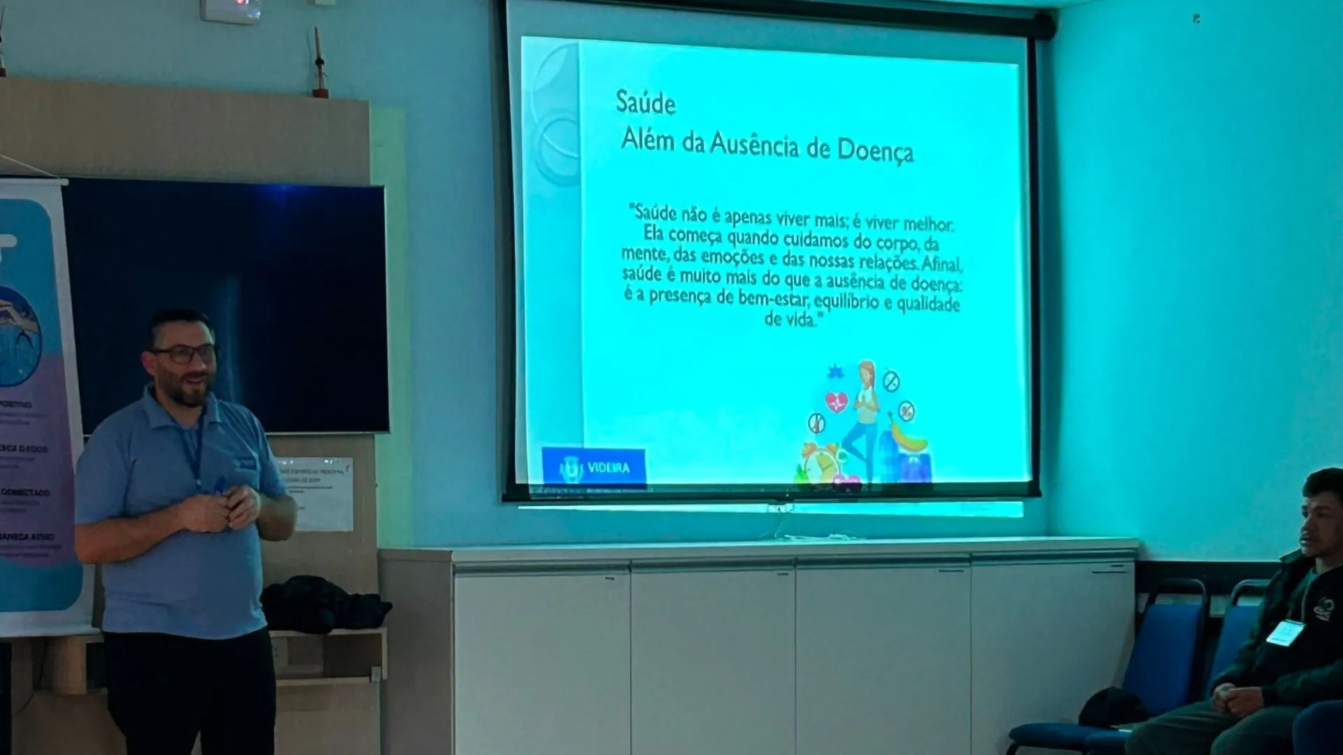 Palestra em Videira aborda saúde mental, prevenção e qualidade de vida