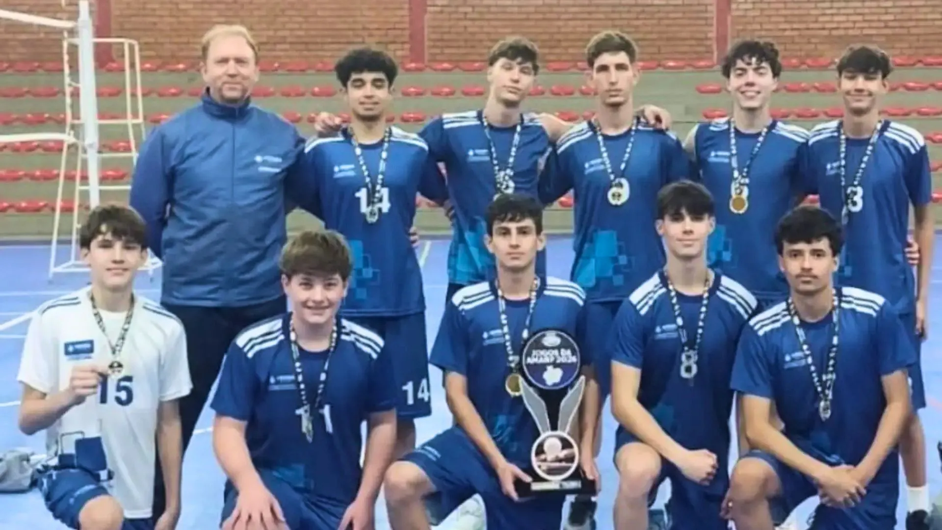 Vôlei masculino de Videira conquista título na categoria Olesc