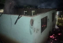 Incêndio destrói residência no interior de Pinheiro Preto Incêndio destrói residência no interior de Pinheiro Preto