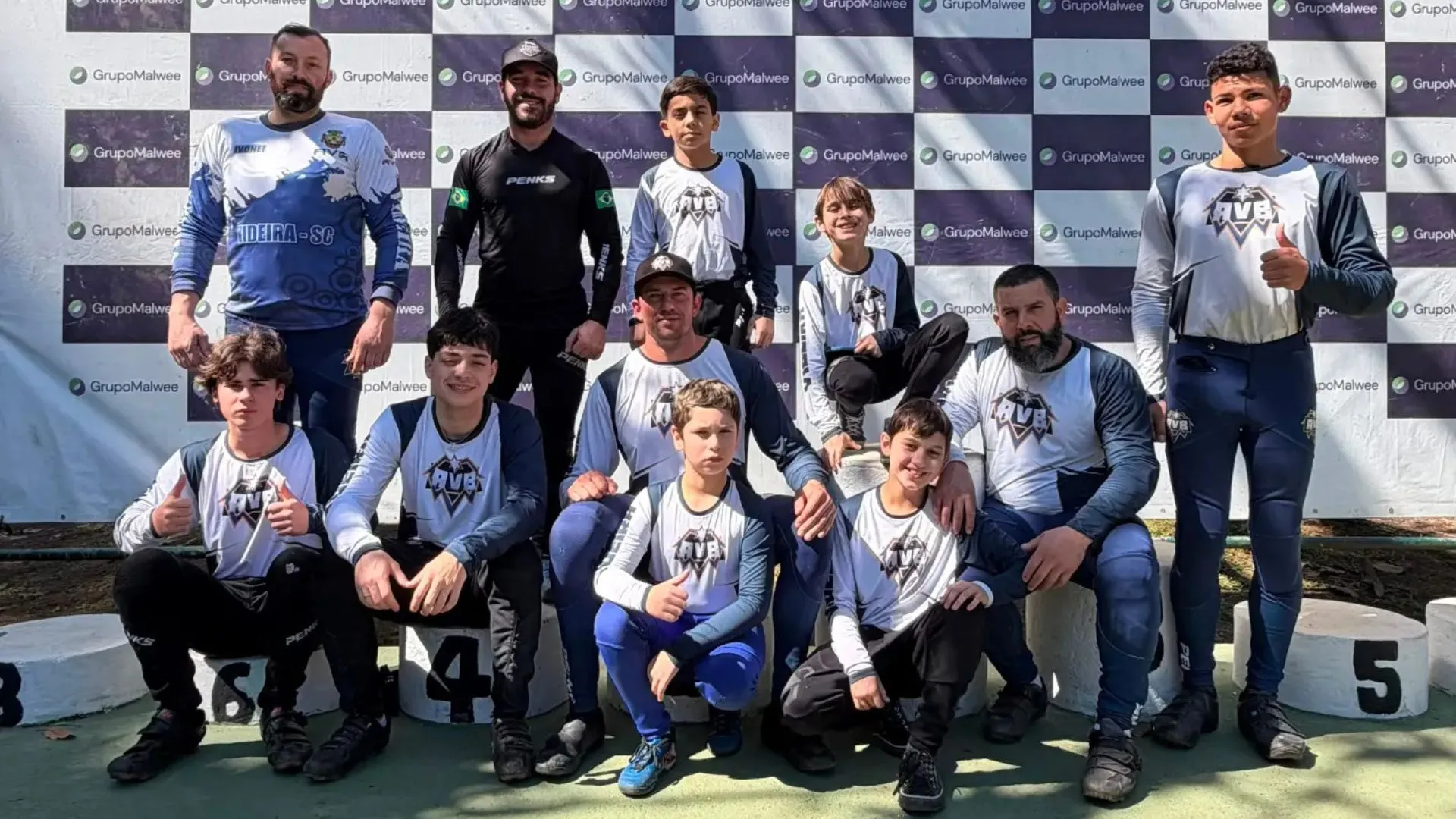 BMX de Videira conquista sete medalhas no Campeonato Sul-Brasileiro