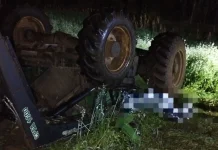Homem de 44 anos morre após trator tombar no interior de Tangará Homem de 44 anos morre após trator tombar no interior de Tangará