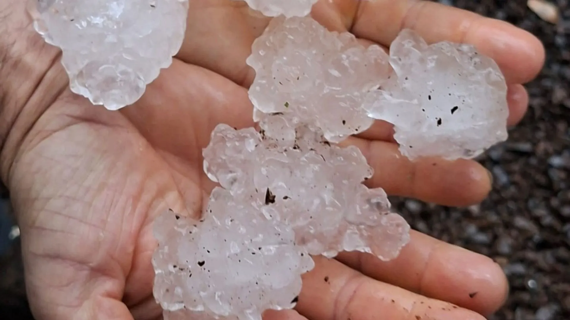 Chuva intensa e granizo causam estragos em 37 municípios de Santa Catarina; 5 decretam emergência