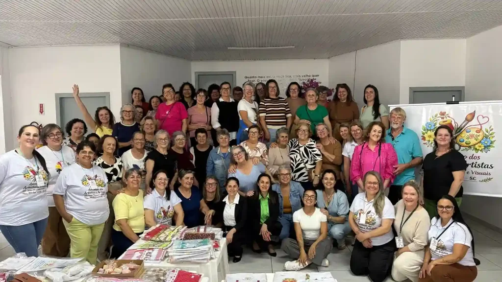 Intercâmbio cultural reúne artesãs de Biguaçu, Iomerê, Videira e Rio das Antas