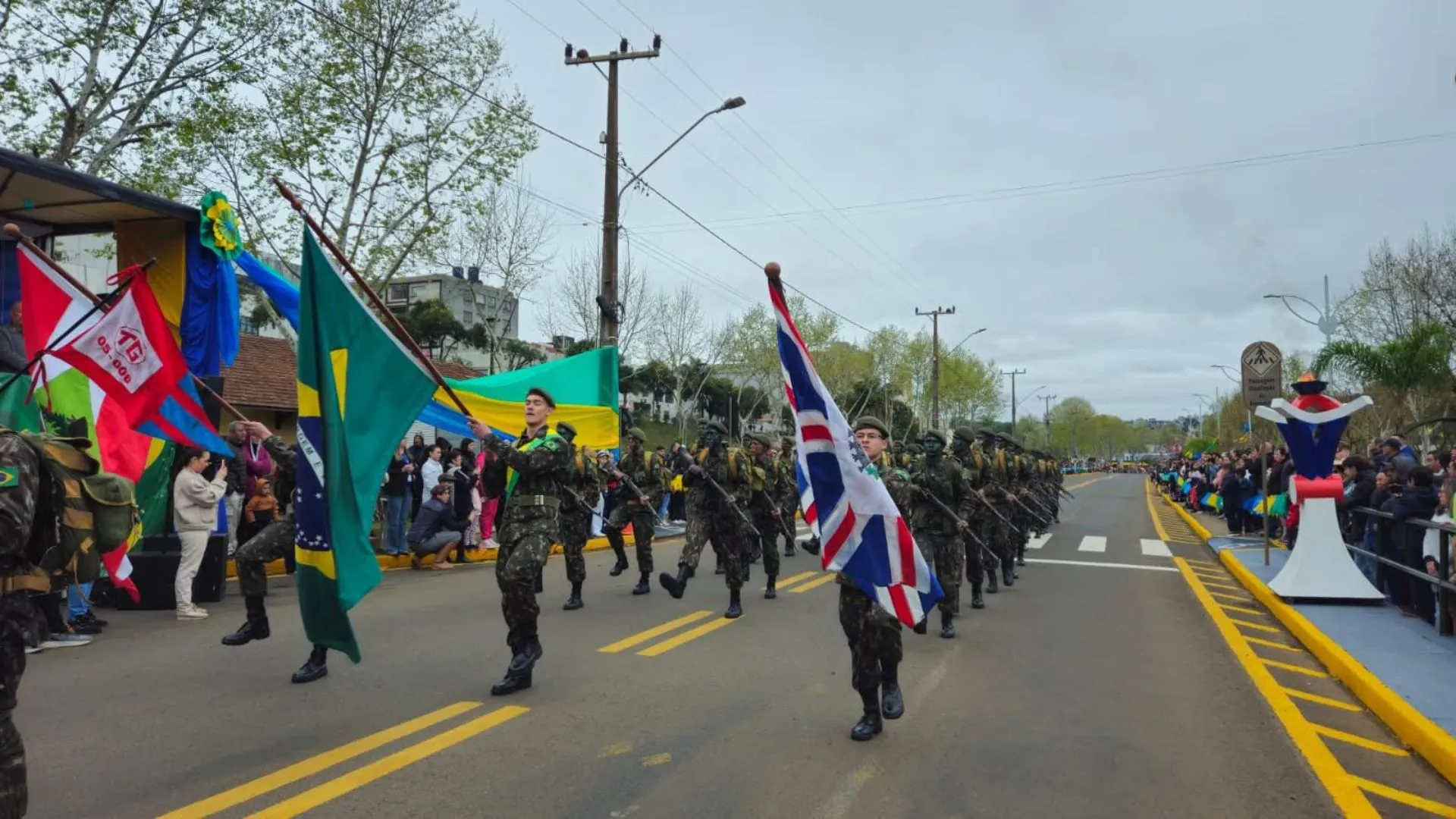 Inscrições abertas para o Desfile Cívico-Militar de 7 de Setembro em Caçador