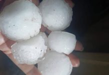 Granizo causa estragos no RS e em SC Granizo causa estragos no RS e em SC
