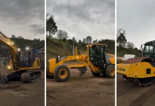 Caçador adquire novo maquinário para ampliar trabalhos de infraestrutura Caçador adquire novo maquinário para ampliar trabalhos de infraestrutura