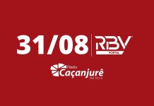 RBV Notícias Caçanjurê – 31/08/2026 – Edição 1627 RBV Notícias Caçanjurê – 31/08/2026 – Edição 1627