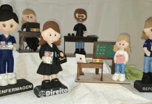 Artesã cria miniaturas de feltro que retratam mais de 50 profissões Artesã cria miniaturas de feltro que retratam mais de 50 profissões