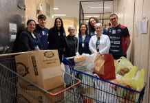 Napoli arrecada 164 quilos de alimentos e faz entrega ao Hospital Maice Napoli arrecada 164 quilos de alimentos e faz entrega ao Hospital Maice