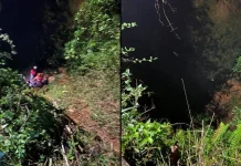 Jovem é resgatado após cair de ribanceira em mirante de Corupá Jovem é resgatado após cair de ribanceira em mirante de Corupá
