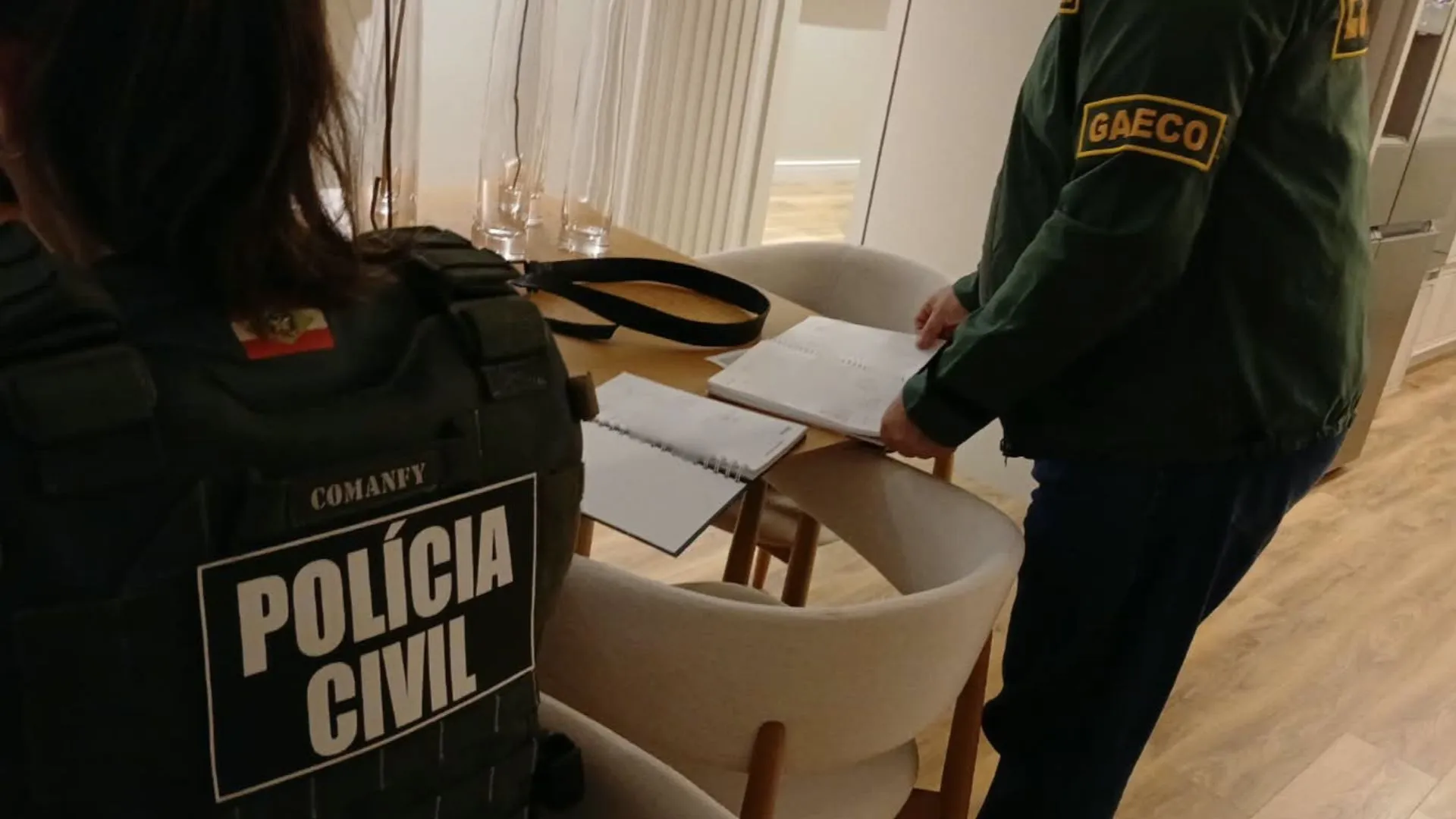GAECO cumpre 31 mandados de busca e apreensão em Santa Catarina e no Paraná