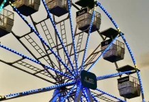 Roda-gigante de mais de 20 metros é atração gratuita na Expo Videira 2026 Roda-gigante de mais de 20 metros é atração gratuita na Expo Videira 2026