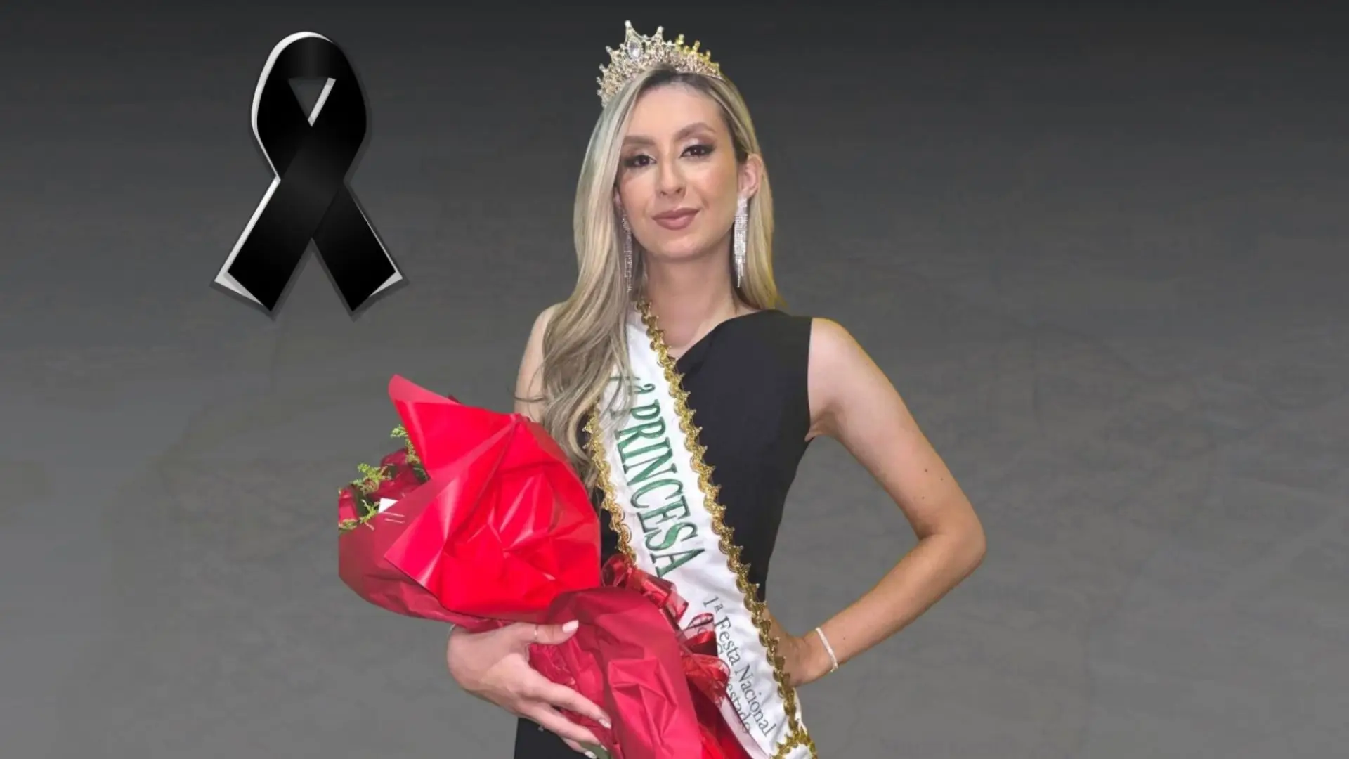 Jovem de 20 anos que morreu atropelada em Caçador era 1ª Princesa de Timbó Grande