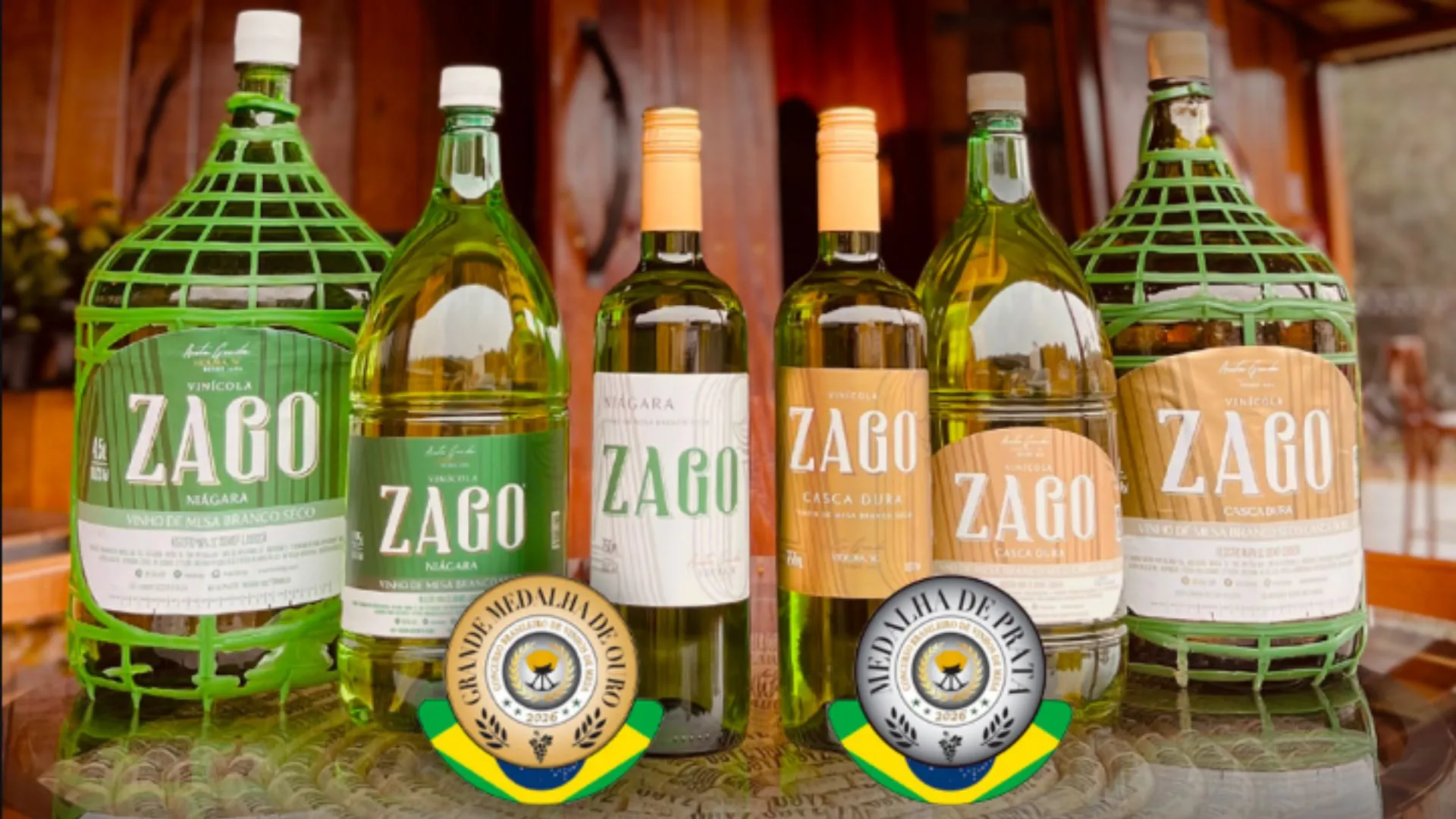 Vinícola Zago leva vinhos premiados para a Expo Videira 2026
