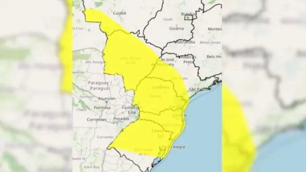 Último ciclone do inverno deve chegar a SC entre sábado e domingo