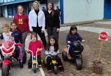 Projeto de conscientização no trânsito envolve alunos do Ensino Integral em Videira Projeto de conscientização no trânsito envolve alunos do Ensino Integral em Videira