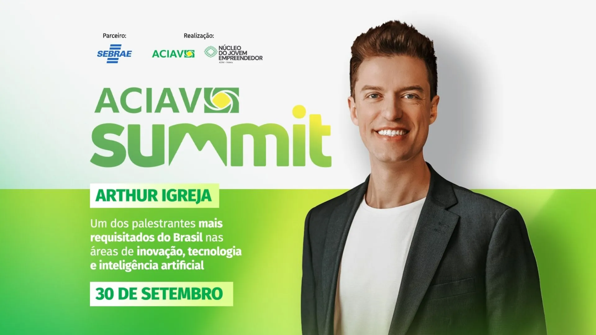 Arthur Igreja lidera debate sobre inteligência artificial no ACIAV Summit