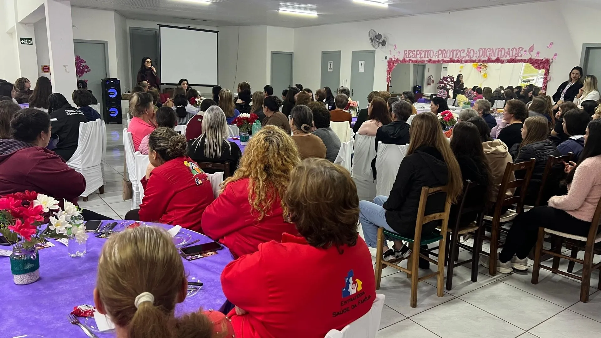 Palestra em Rio das Antas debate a violência contra mulheres