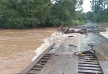 Rio do Peixe sobe e Defesa Civil reforça monitoramento em Tangará Rio do Peixe sobe e Defesa Civil reforça monitoramento em Tangará