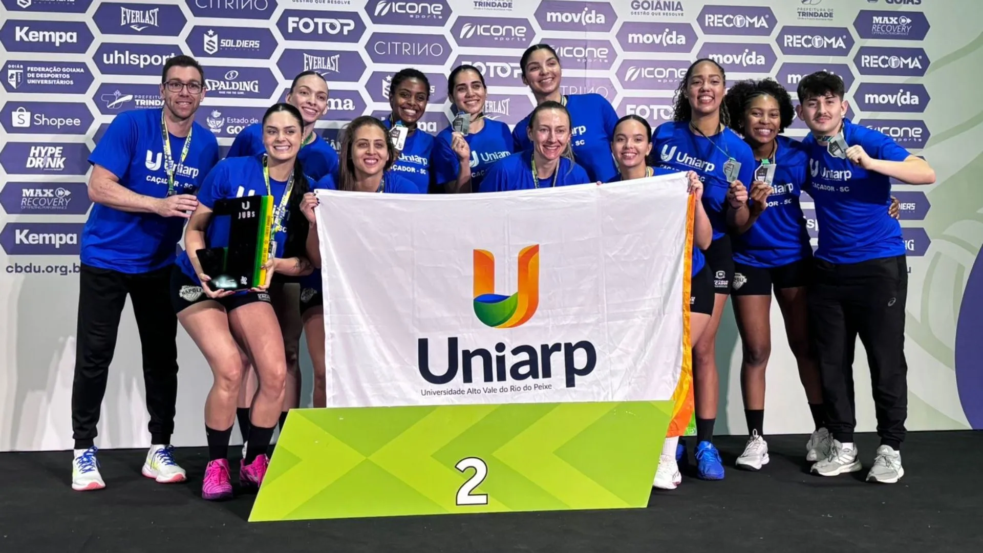 Uniarp/Napoli conquista o vice-campeonato dos Jogos Universitários Brasileiros