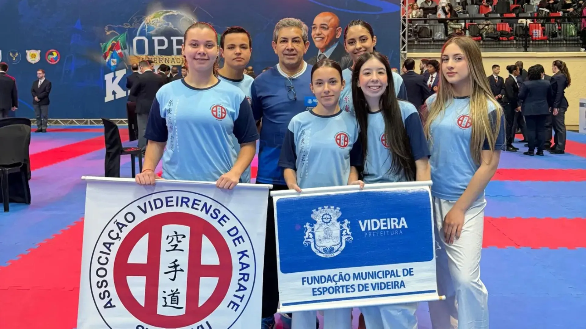 Karatê de Videira conquista prata e dois bronzes em Open Internacional