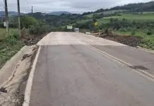 Trecho entre Treze Tílias e Arroio Trinta é liberado Trecho entre Treze Tílias e Arroio Trinta é liberado
