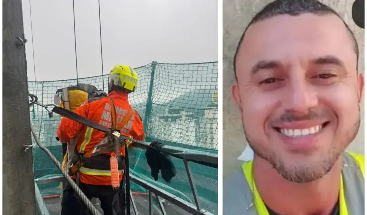 Identificado trabalhador que caiu de 60 metros e morreu em Balneário Camboriú