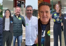 Candidatos de Caçador votaram pela manhã Candidatos de Caçador votaram pela manhã