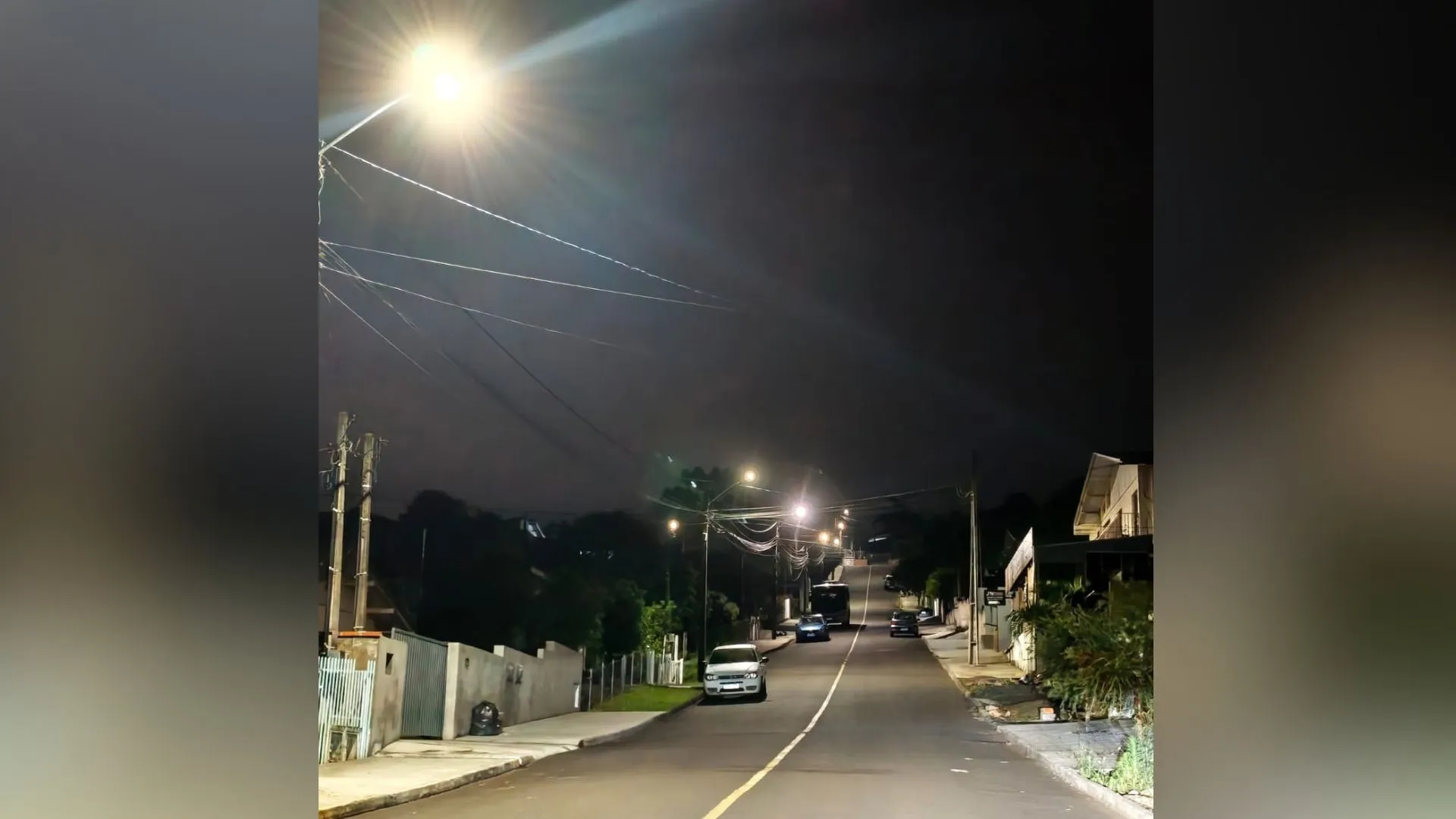 Caçador avança na modernização da iluminação pública com LED