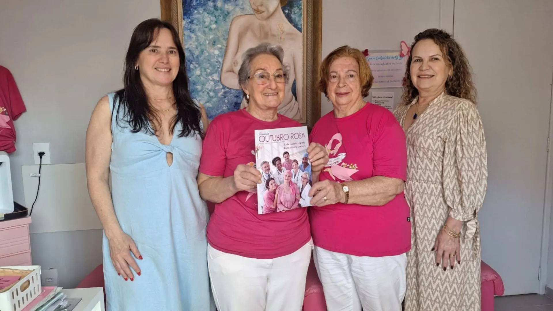 Rede Feminina de Caçador lança edição especial da Revista Outubro Rosa