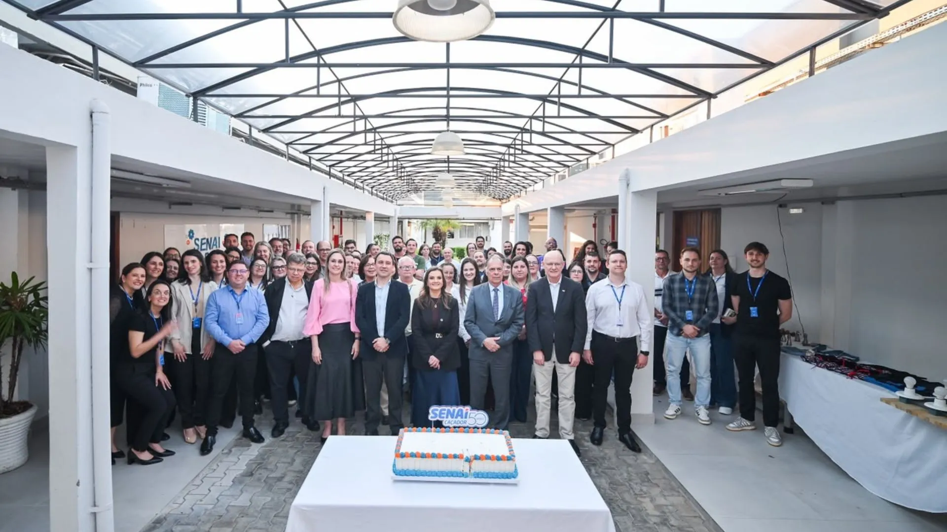 SENAI de Caçador celebra 50 anos de trajetória