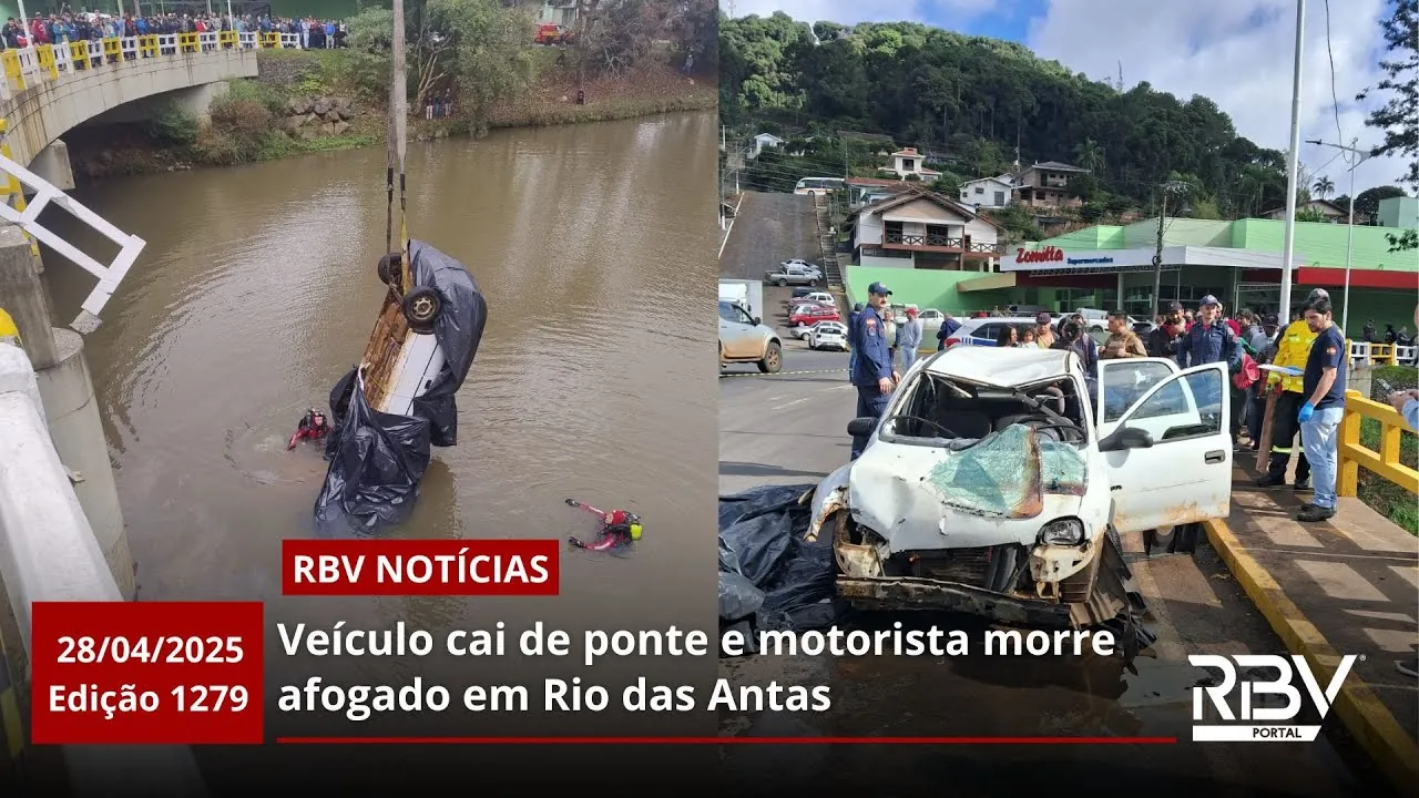 RBV Notícias Videira – 28/04/2025 – Edição 1279