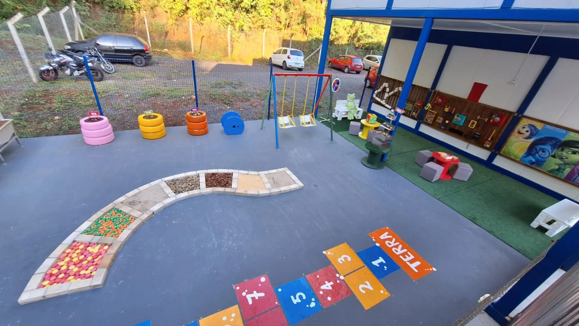 Escola Gabriel Bogoni inaugura primeiro jardim sensorial de Videira 